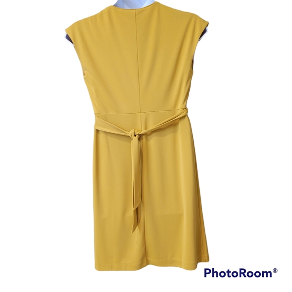 Ann Taylor yellow/mustard color dress, Size 6. - Picture 2 of 3